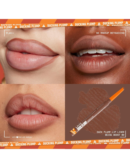 Lápiz Labial Contorno Plump NYX 0.28g Aumento Beige Mate