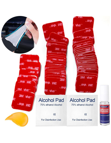 Almohadillas Adhesivas Doble Cara 3M VHB 48 Pcs 3x3.5 cm