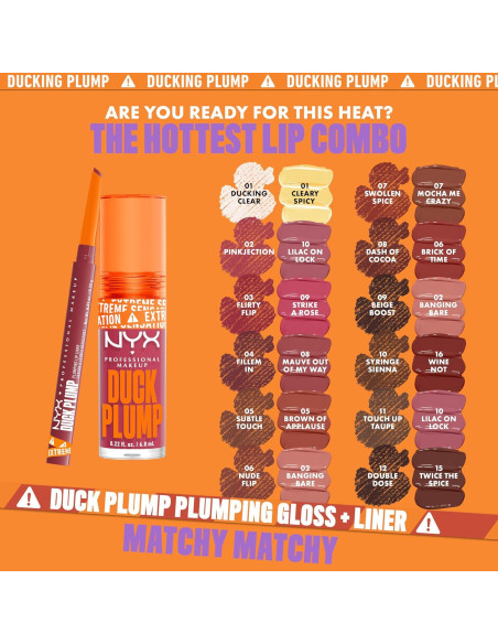 Lápiz Labial Contorno Plump NYX 0.28g Aumento Beige Mate