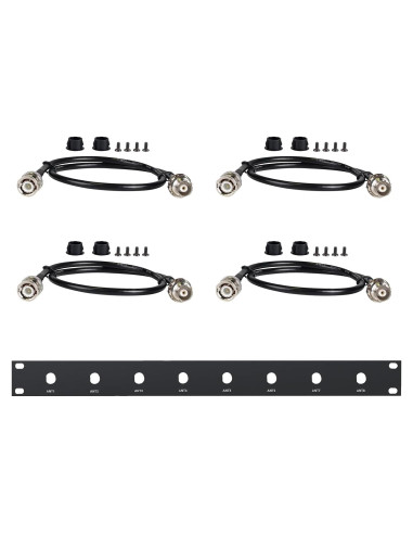 Kit de Antena BNC Phenyx Pro con 4 Cables de 50cm para Rack