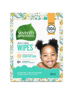 Toallitas Húmedas para Bebés Seventh Generation 504 Unidades