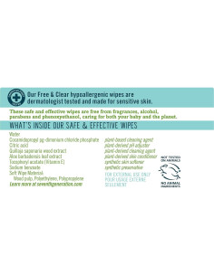 Toallitas Húmedas para Bebés Seventh Generation 504 Unidades 2