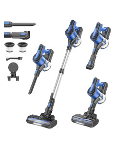 Aspiradora Inalámbrica Powaert V80 45Kpa 1L Azul/Negro