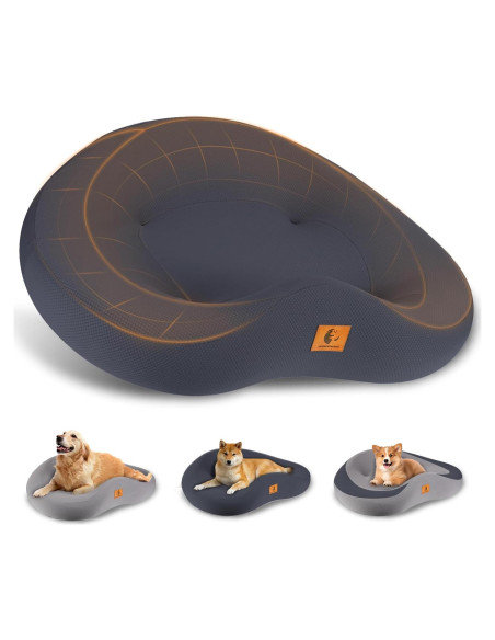 Cama ortopédica para perros ESCRODOI 92.9x69.85cm viscoelástica