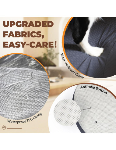 Cama ortopédica para perros ESCRODOI 92.9x69.85cm viscoelástica