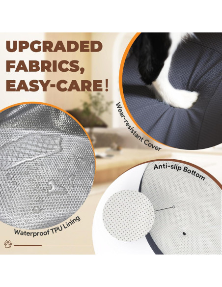 Cama ortopédica para perros ESCRODOI 92.9x69.85cm viscoelástica