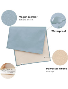 Cambiador de Bebé Portátil Konssy de Cuero Sintético 76x43cm 2