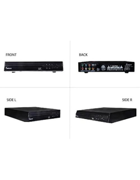 Reproductor de DVD Compacto Impecca DVHP-9109 USB Multi-Región