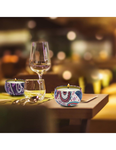 Juego de Velas Aromáticas Kedtui 16 Pack Cera de Soja Natural