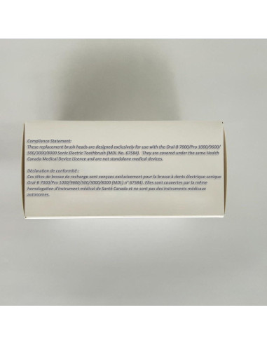 Cabezas de cepillo de dientes Oral-B Braun EB20-P, 8 unidades