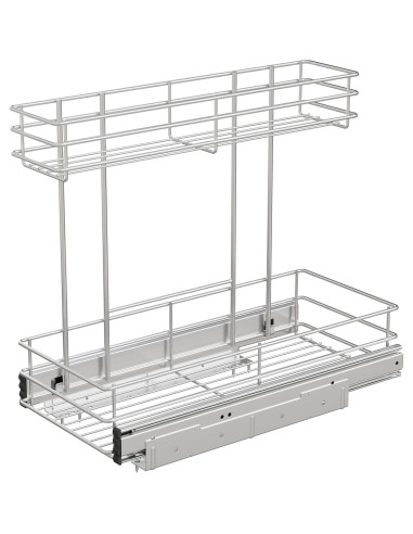 Organizador Bajo Fregadero STORKING 2 Niveles Cromado 40.64 cm