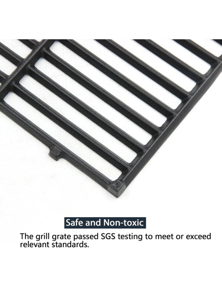 Rejillas de Parrilla Hongso 44.5x25.9 cm para Weber Spirit 200