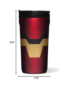 Taza para Niños Corkcicle 12oz Acero Inoxidable Iron Man 2