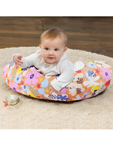 Almohada de Lactancia Ezencon 100% Algodón Floral 71