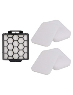 Filtro HEPA y 2 Filtros de Espuma Horyliin para Aspiradora Shark