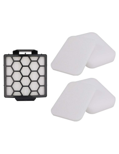 Filtro HEPA y 2 Filtros de Espuma Horyliin para Aspiradora Shark