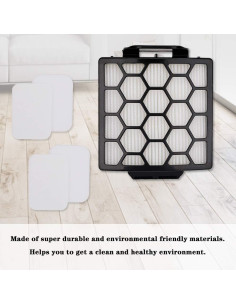 Filtro HEPA y 2 Filtros de Espuma Horyliin para Aspiradora Shark 2