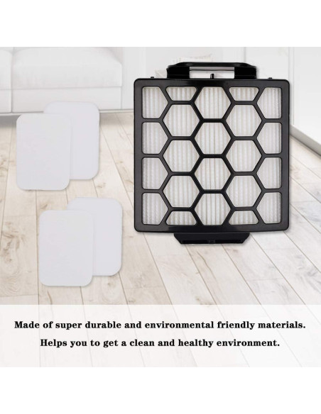 Filtro HEPA y 2 Filtros de Espuma Horyliin para Aspiradora Shark