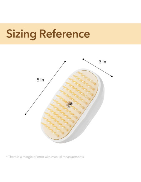 Cepillo de Silicona 3-en-1 GooCare para Mascotas - Púrpura