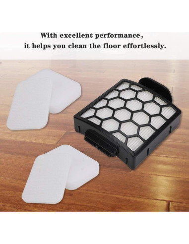 Filtro HEPA y 2 Filtros de Espuma Horyliin para Aspiradora Shark