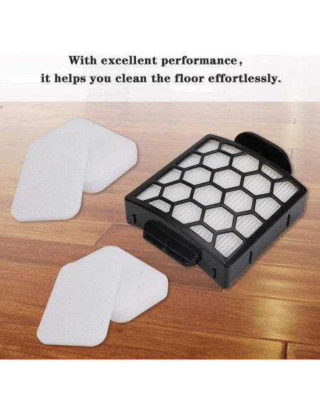 Filtro HEPA y 2 Filtros de Espuma Horyliin para Aspiradora Shark