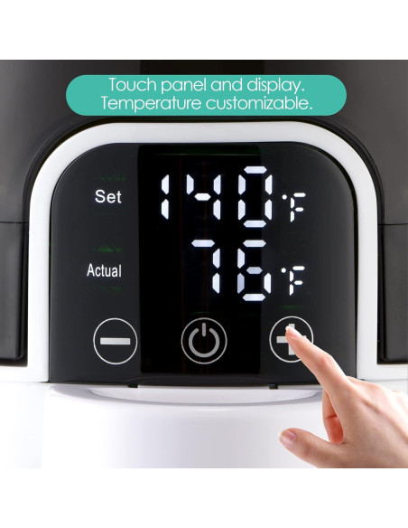 Calentador de Biberones Bellababy 1.7L con Pantalla Táctil