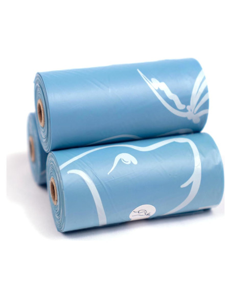 Bolsas Compostables Perro y Mariposa 270 Unidades 100% Sin Plástico