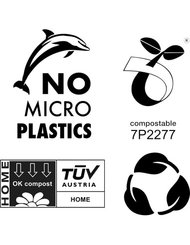 Bolsas Compostables Perro y Mariposa 270 Unidades 100% Sin Plástico
