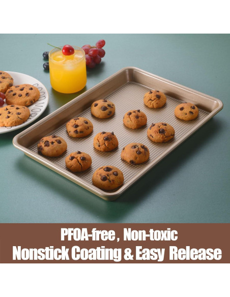 Juego de Bandejas para Hornear Antiadherentes JOHO 2 Piezas