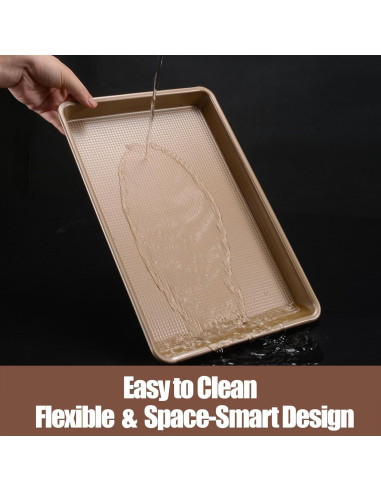 Juego de Bandejas para Hornear Antiadherentes JOHO 2 Piezas