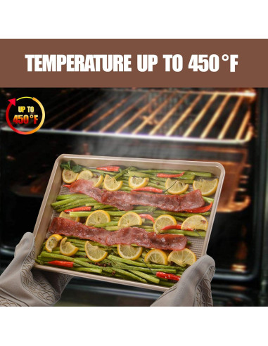 Juego de Bandejas para Hornear Antiadherentes JOHO 2 Piezas