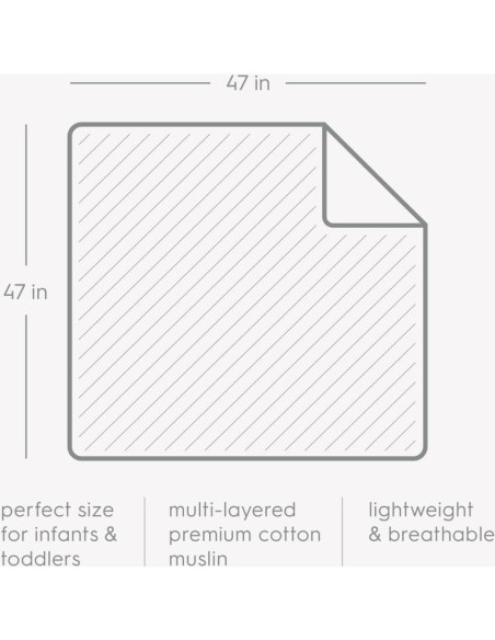Edredón de Muselina de Algodón Pequeño Unicornio Bisonte