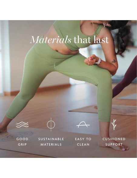 Alfombrilla de Yoga Shakti Warrior de Corcho Antideslizante 183x61cm