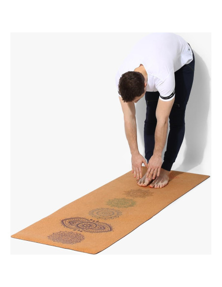 Alfombrilla de Yoga Shakti Warrior de Corcho Antideslizante 183x61cm