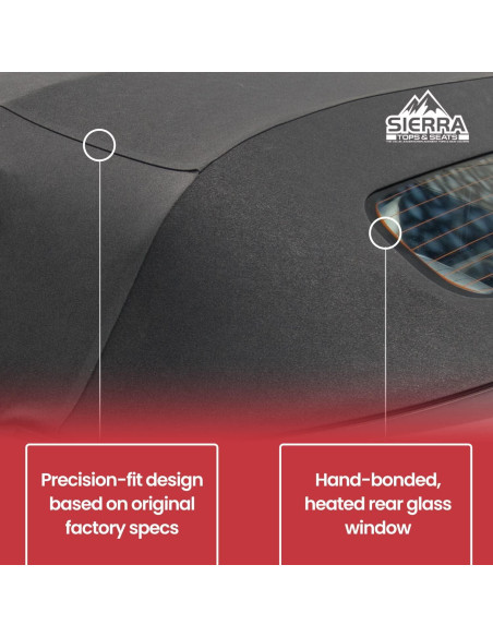 Techo Convertible Nissan 350Z 2004-2009 Sierra Auto Tops Negro