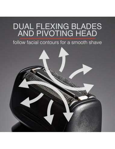 Afeitadora eléctrica Remington F4 Style Series, recargable