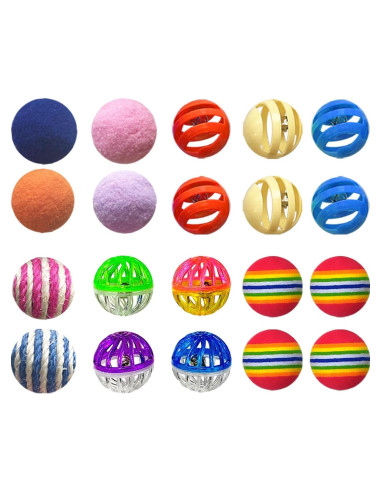 Set de Juguetes Interactivos para Gatos YULOYI 20 Piezas