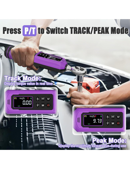 Llave de Torque Digital ANPUDS 3/8" 0.9-60 Nm Precisión +/-1%