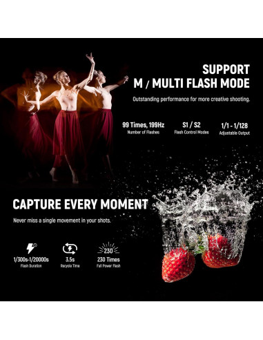 Flash NEEWER NW635II-S TTL para Cámara Sony - 400g, GN58