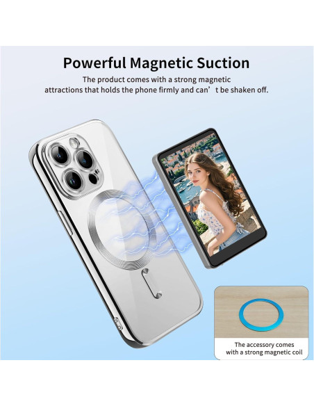 Monitor de Vlog HIGSEEU 1080P Inalámbrico para Selfie Gris