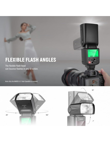 Flash NEEWER NW635II-S TTL para Cámara Sony - 400g, GN58