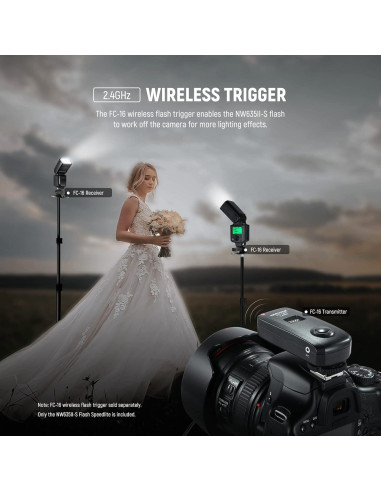 Flash NEEWER NW635II-S TTL para Cámara Sony - 400g, GN58