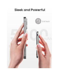 Banco de Energía Inalámbrico Kuulaa 5000mAh MagSafe Azul 2