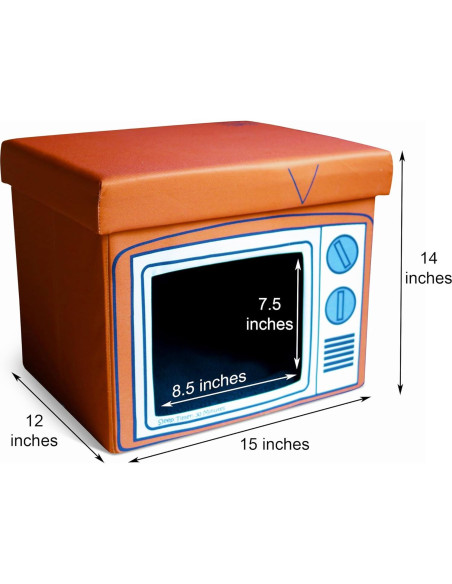 Casa para Gatos Feline Ruff Ottomán de Madera Marrón 38x30x36cm