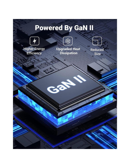 Cargador USB C 140W Witter, Adaptador Plegable 4 Puertos