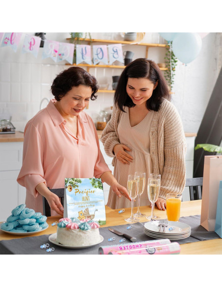 Set de Caza de Chupetes Mini Azules Winnie - 50 Piezas