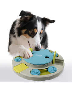 Dispensador de Comida para Perros Pawise 3 Niveles Azul 2