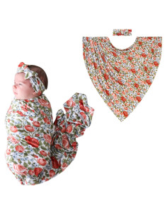 Conjunto de Manta de Envolver Posh Peanut Alma 111.76 cm