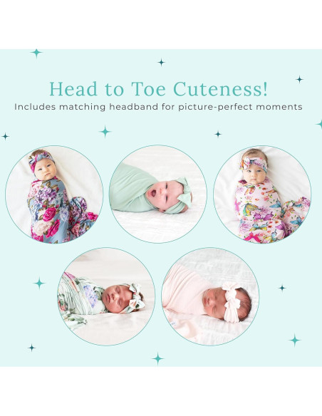 Conjunto de Manta de Envolver Posh Peanut Alma 111.76 cm