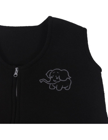 Saco de Sueño Belsden Microforro Negro 6-12M TOG 1